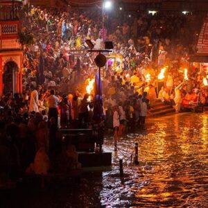 Evening Ganga Aarti at Hari Pauri, Haridwar  code:2003