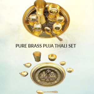 Pure Brass Puja Thali Set