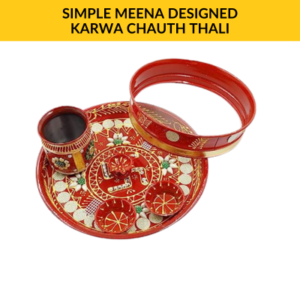 Simple Karwa Chauth Puja Thali